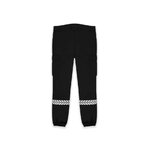 Pantalon sécurité privée noir avec bandes HV – GK SAFETEK