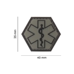 Paramedic Hexagon Rubber Patch