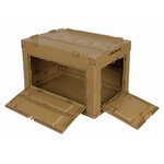 Boîte de Transport Pliable MFH Taille Large sable