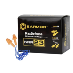 EARMOR MAXDEFENSE SILICONE EARPLUGS M04 BOX 100 PCS