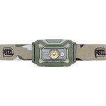 PETZL - Lampe frontale ARIA 1 RGB - 350 lumens, Camouflage, Livrée avec trois piles AAA/LR03