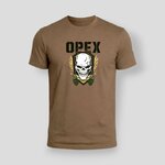T-shirt design Crâne Grenades - Coyote - OPEX