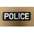 Patch PVC 3D Police Noir