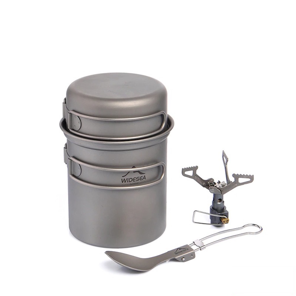 popote en titane pour bushcraft