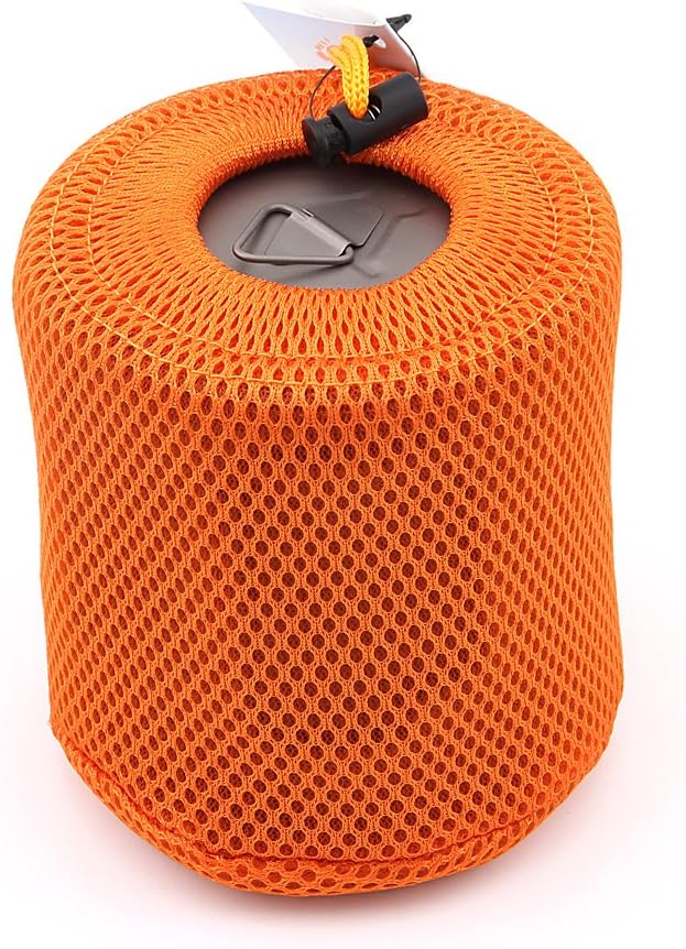 Pot titane 750 ml rangé dans son sac en maille orange
