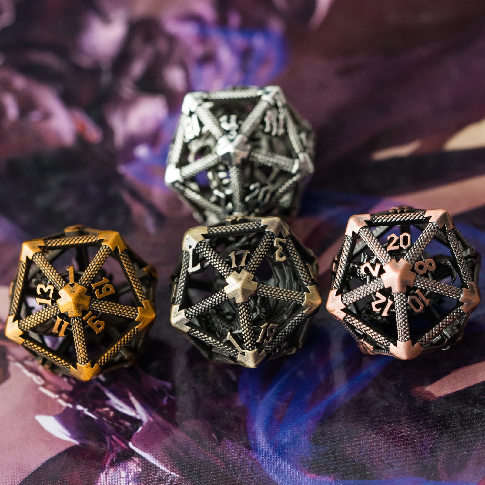 D20 en Métal - Donjons & Dragons