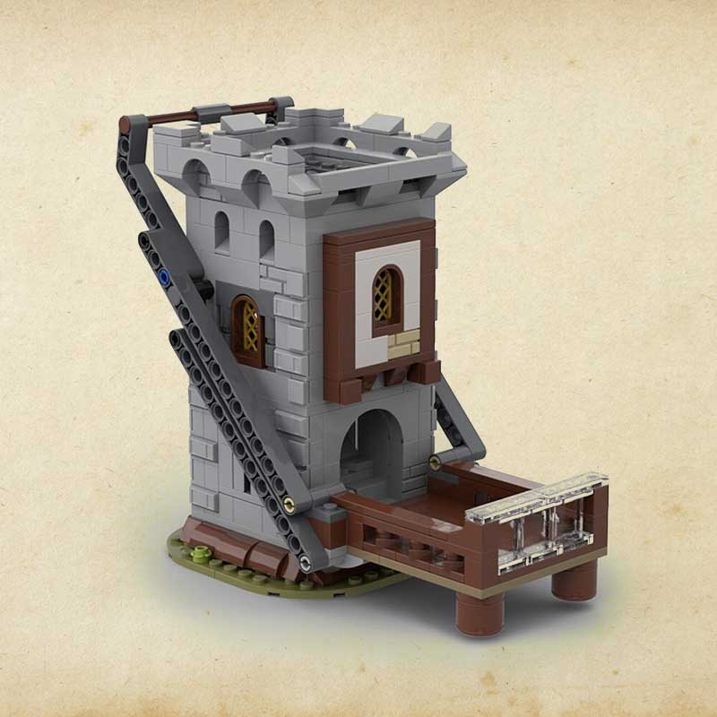 Tour à Dés Automatique Médiévale en Lego