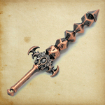 collier Pendentif épée set de Dés en métal