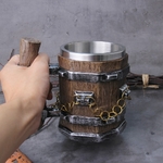 Chope-bi-re-en-bois-Style-Viking-tonneau-en-bois-avec-anneau-de-saut-en-laiton