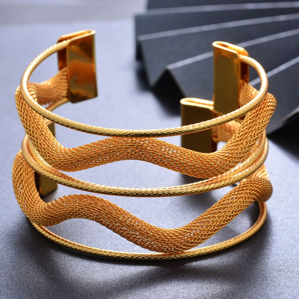 Duo Bracelets manchette ajustable