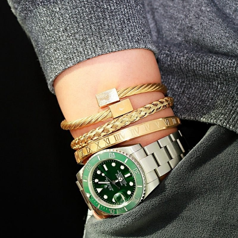 Ensemble bracelets homme