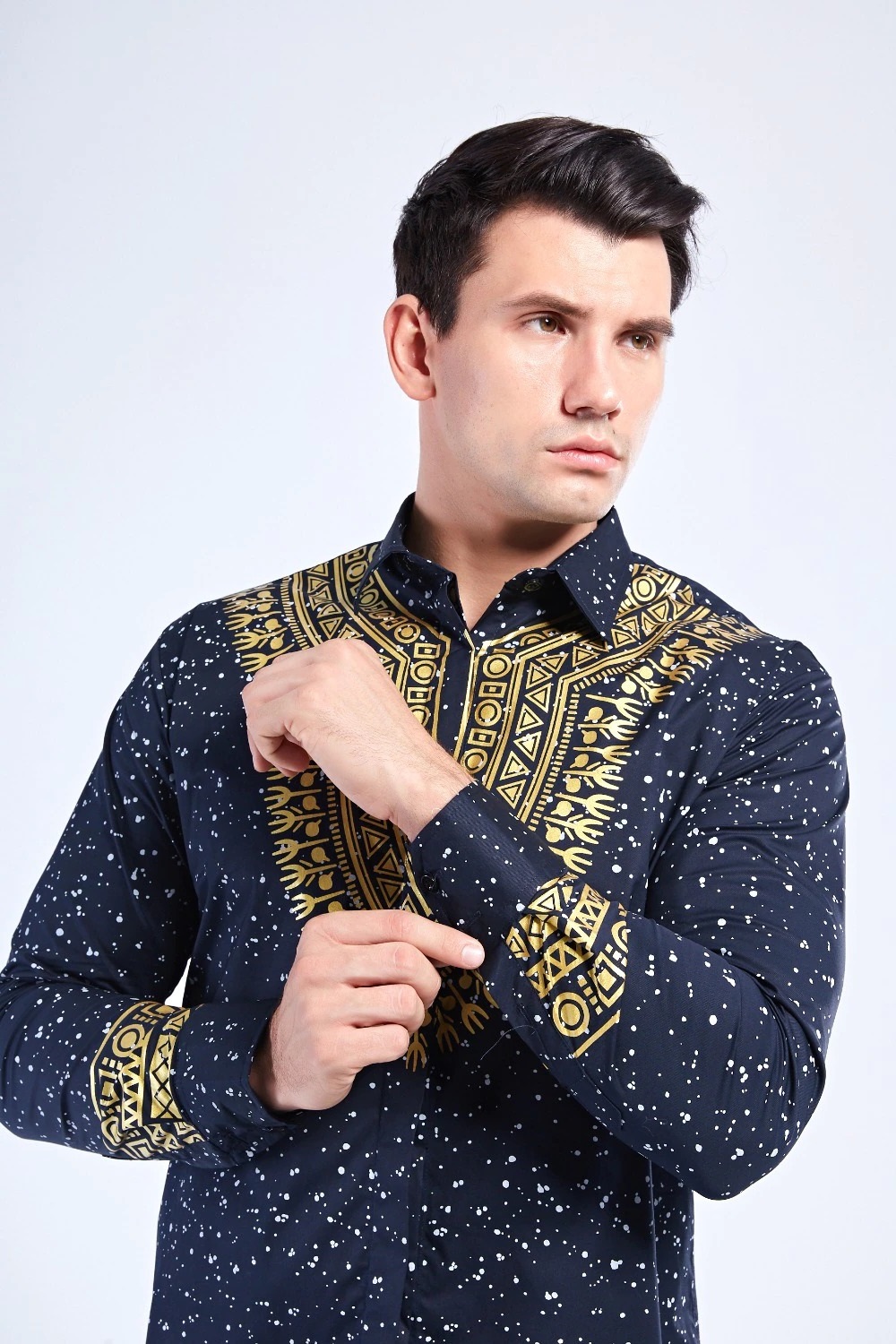 Chemise à motifs homme