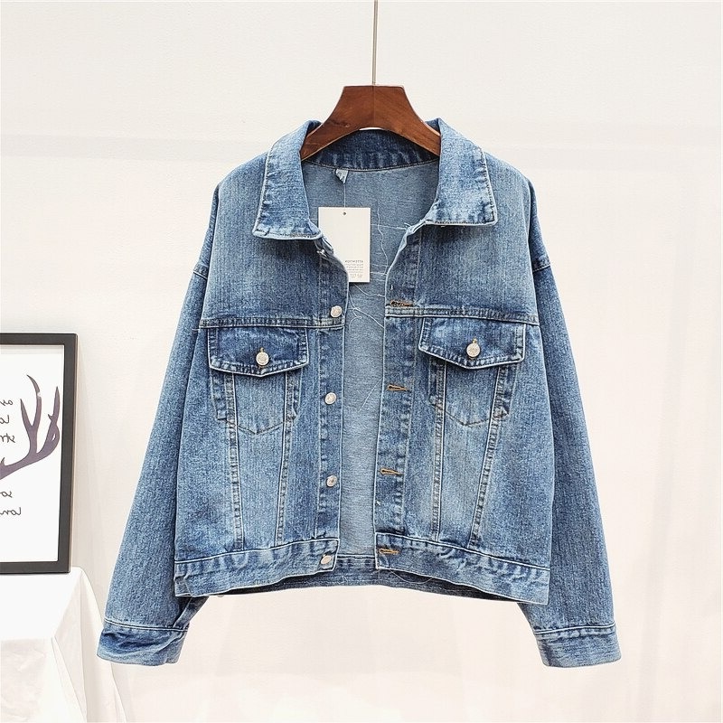 Veste denim femme