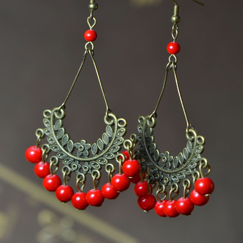 Nouvelles-boucles-d-oreilles-chinoises-pour-femmes-gland-boucles-d-oreilles-chinoises-la-main-Bijoux-accessoires