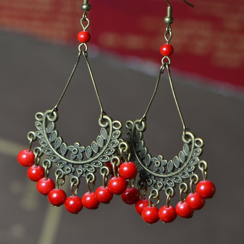 Nouvelles-boucles-d-oreilles-chinoises-pour-femmes-gland-boucles-d-oreilles-chinoises-la-main-Bijoux-accessoires