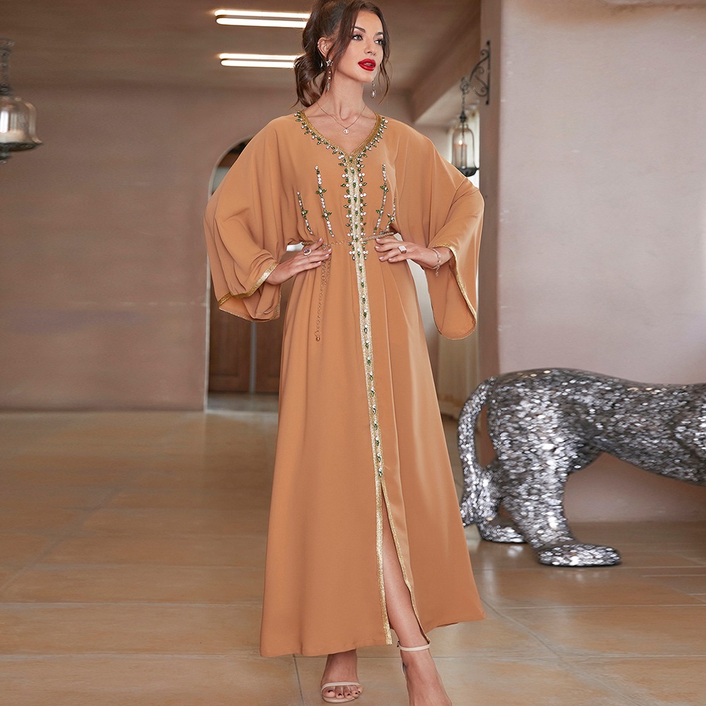 Caftan moderne 2023 ochre