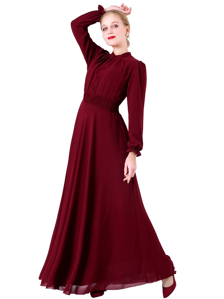 Robe  rouge foncé