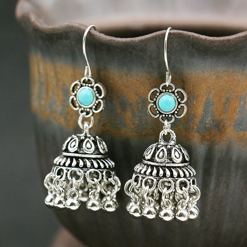 Boucles-d-oreilles-indiennes-style-Boho-motif-floral-ethnique-Jhumka-Vintage-cage-oiseaux-cloche-pendantes-bijoux