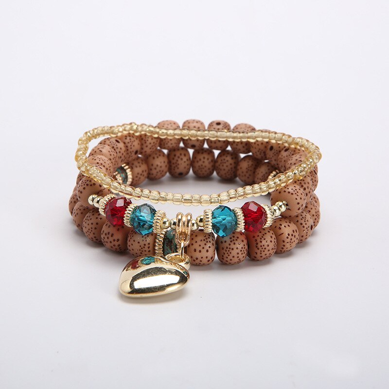 Bracelet-multicouches-Boho-rose-blanc-pendentif-coeur-en-or-breloques-pour-Bracelets-ethniques-femmes-tib-taines