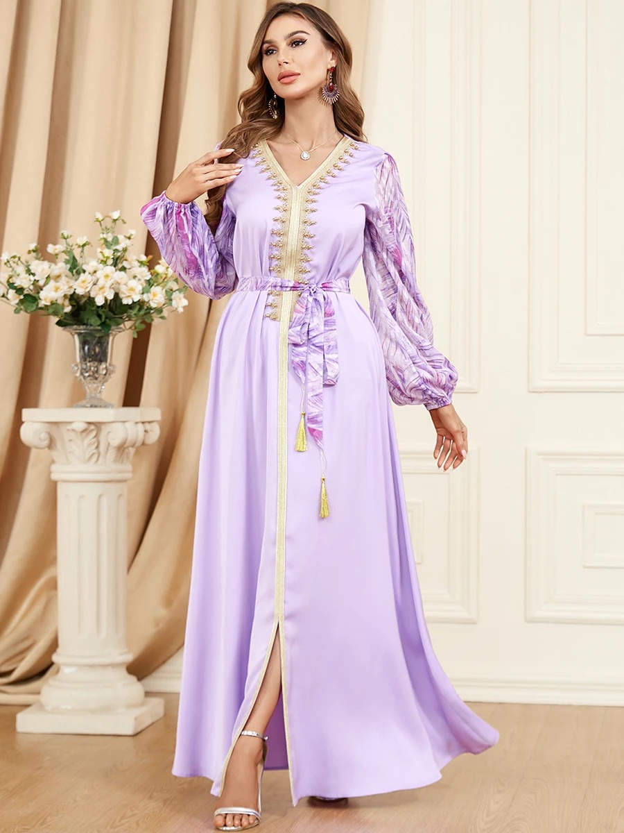 caftan marocain  violet