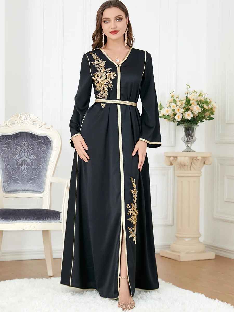 Robe longue broderie