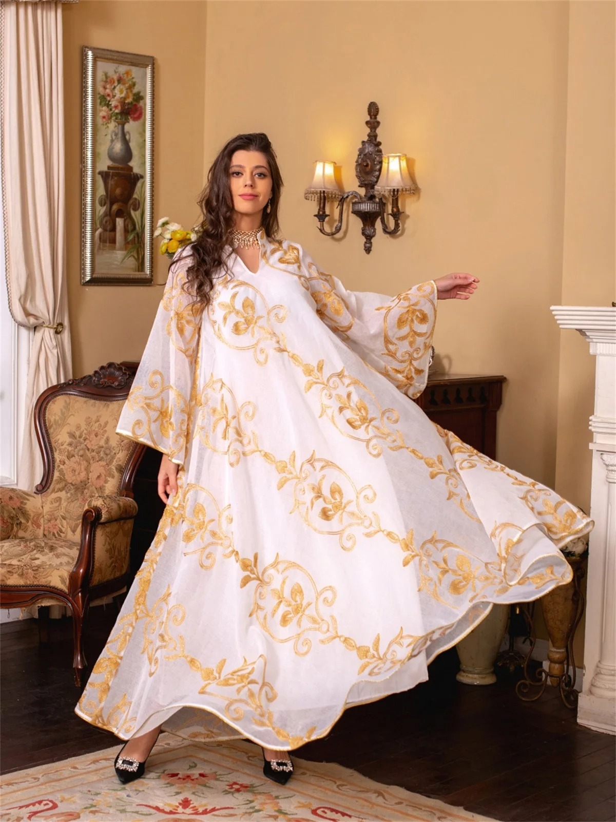 caftan blanc