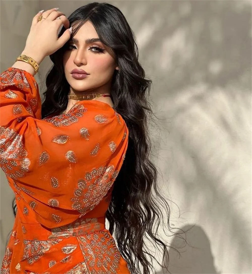 caftan orange