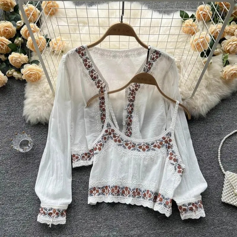 Chemisier camisole  blanc