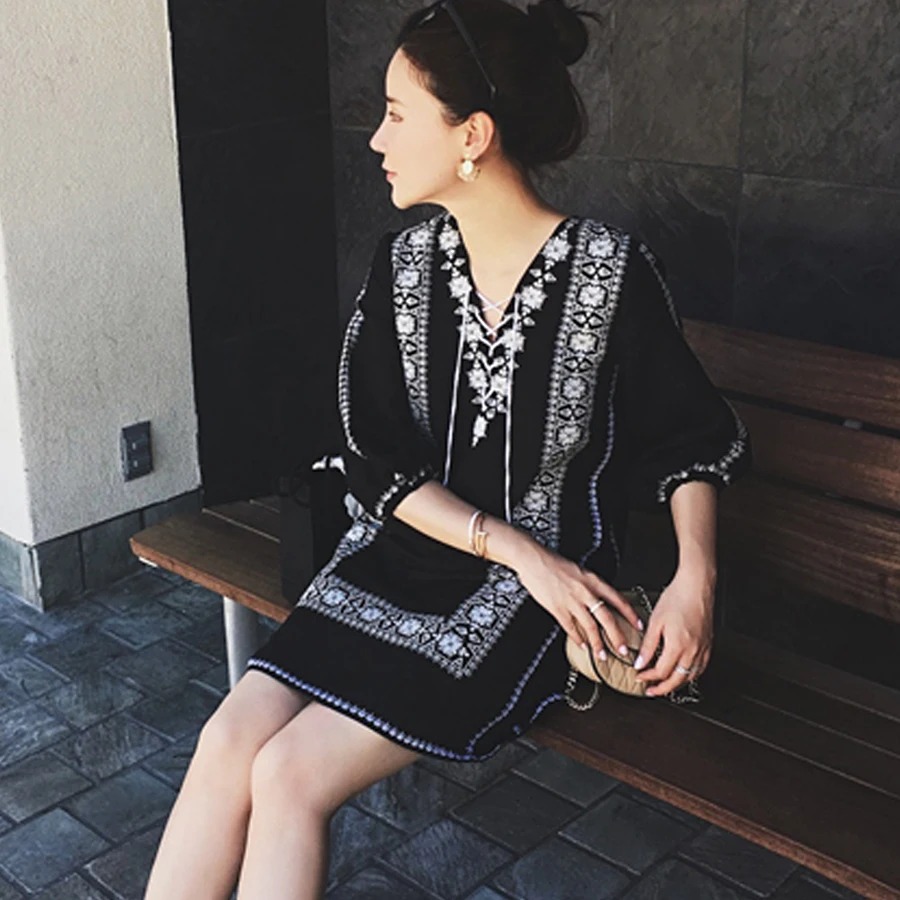 Robe courte noire
