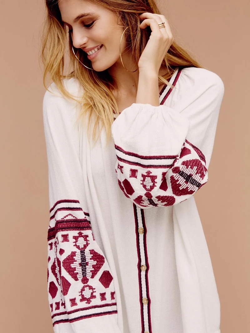 robe moderne florale