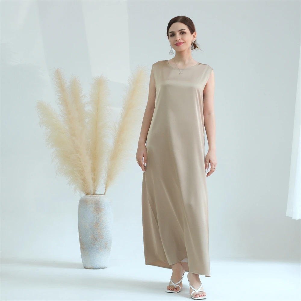 Robe  beige sans manche