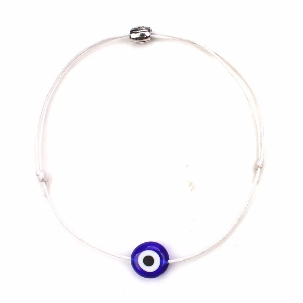Bracelet mauvais oeil blanc