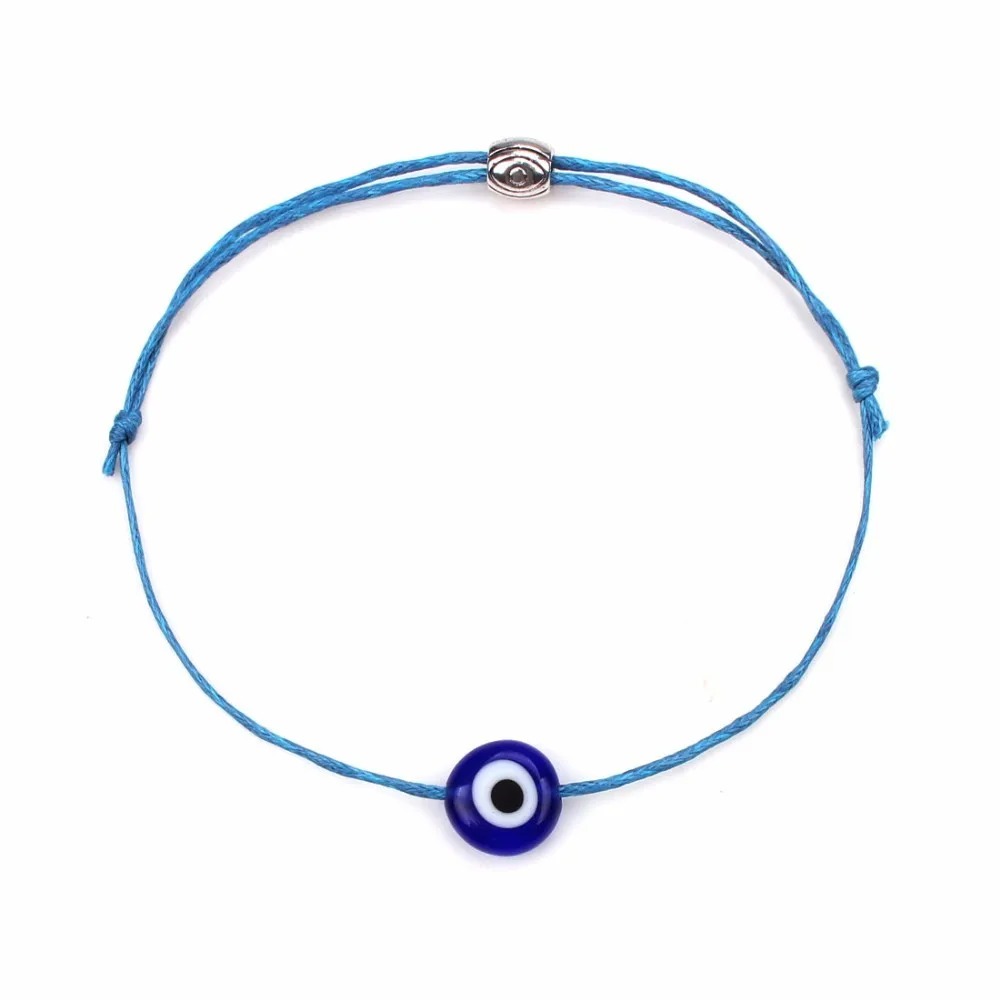 Bracelet mauvais oeil bleu
