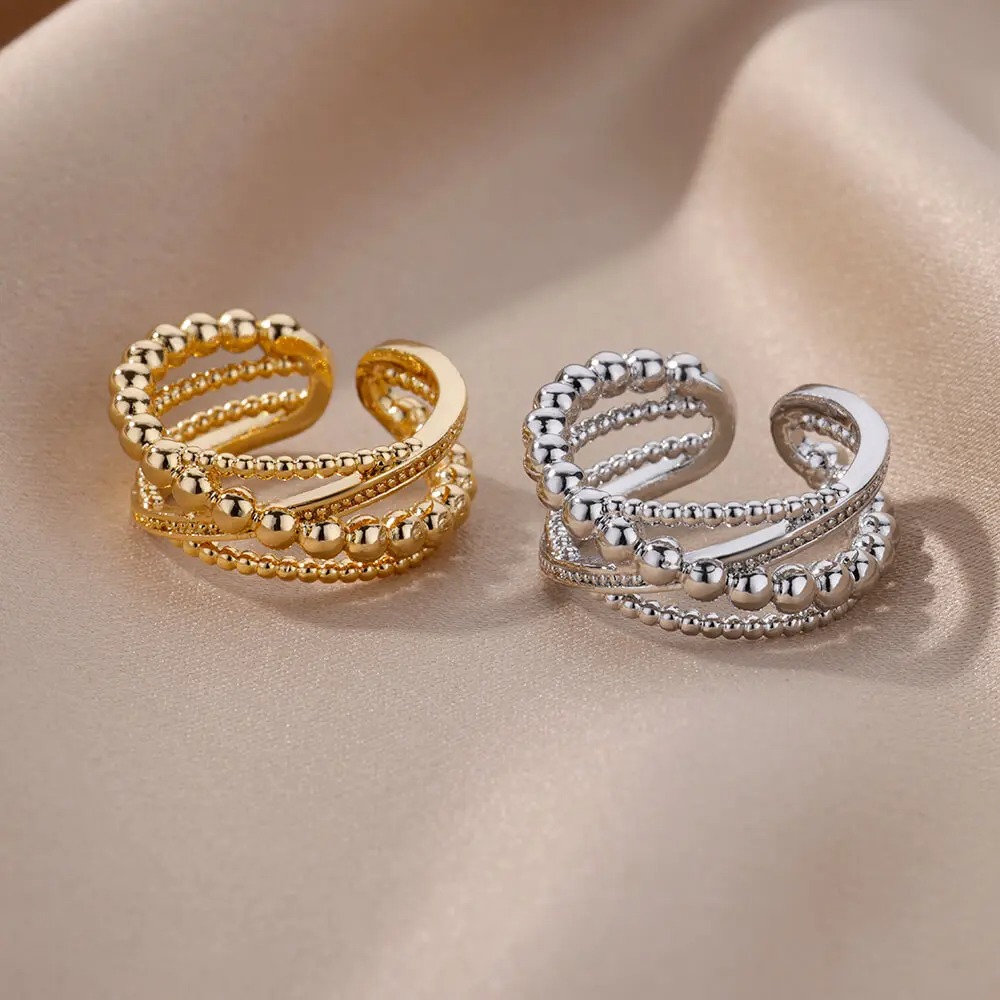 Bague torsadé