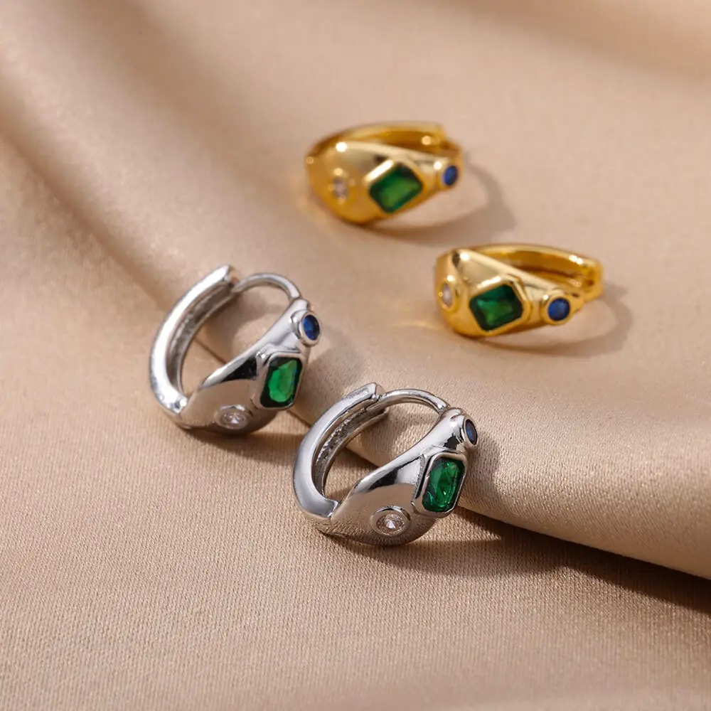 Boucles d oreilles géometrique