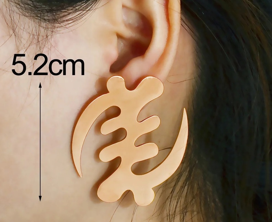 boucles d oreilles africain