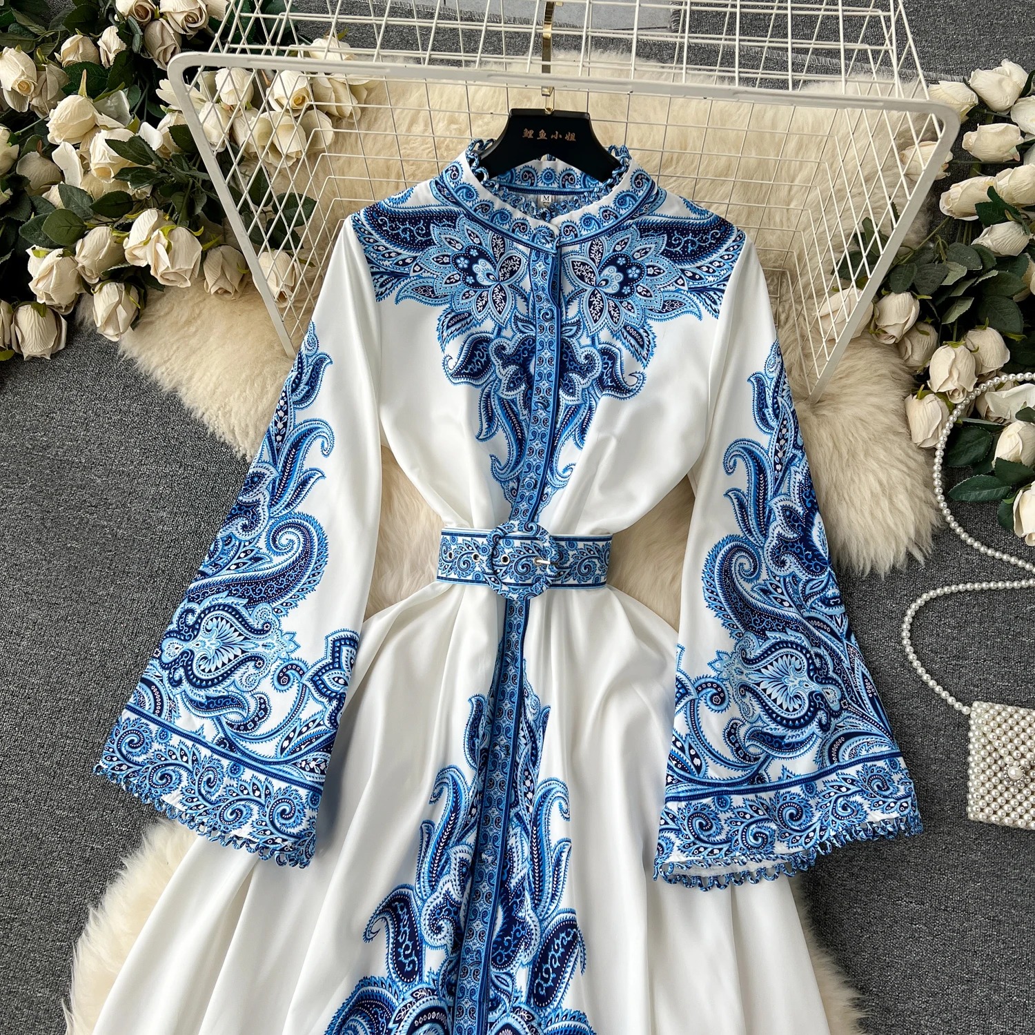 robe motif asiatique