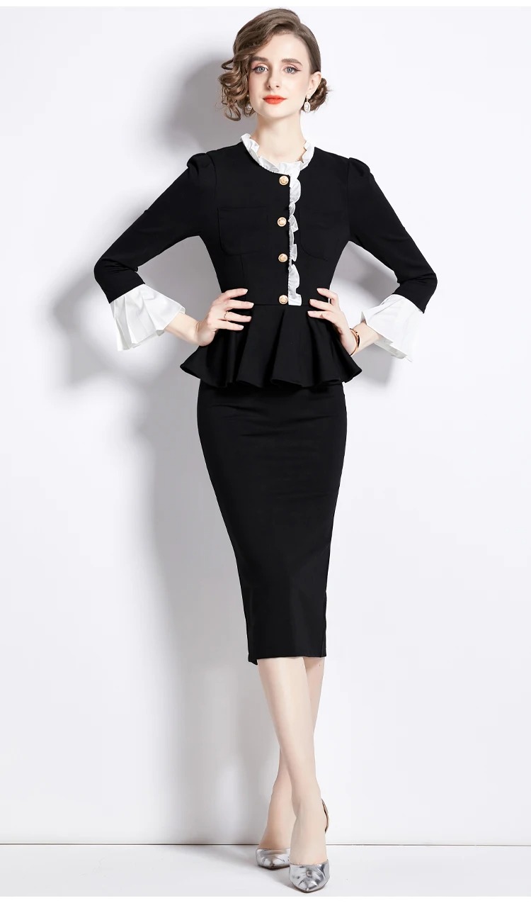 Robe noir vintage