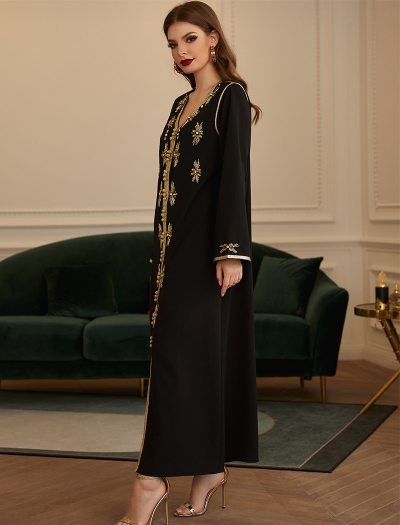 Eid-Robe-de-pri-re-musulmane-duba-Abaya-Caftan-arabe-Hijab-Abayas-pour-les-femmes-Caftan