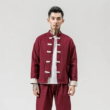 veste rouge homme