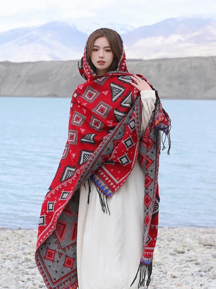 Poncho femme