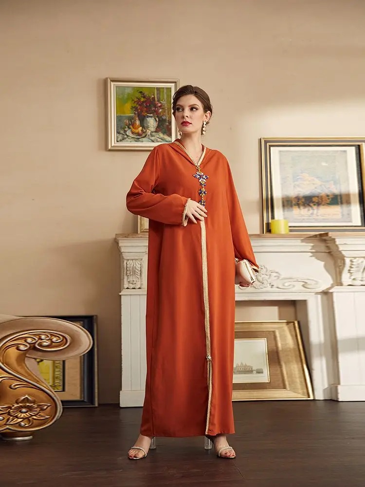 djellaba femem orange