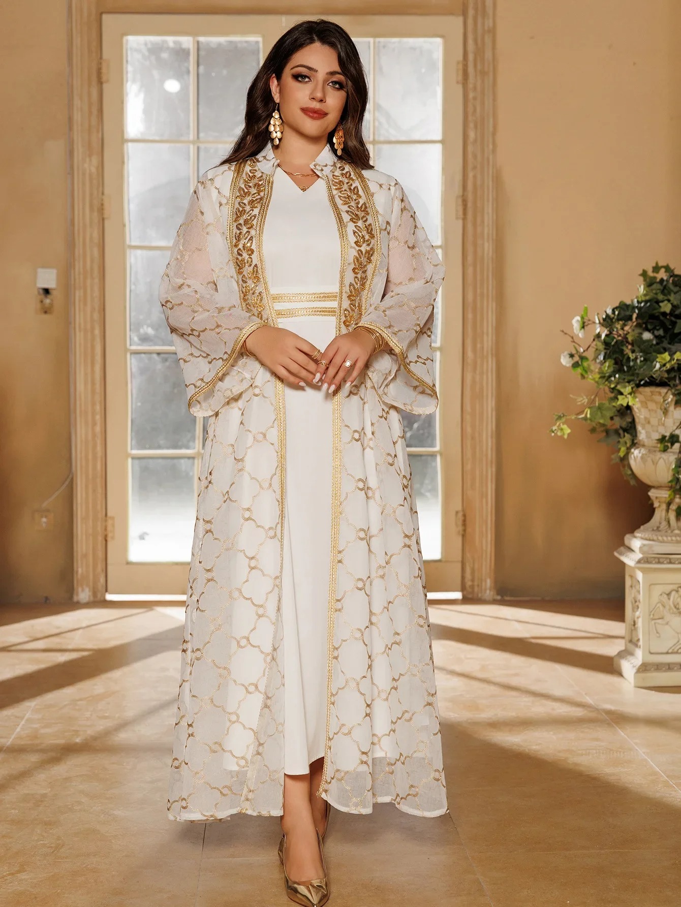 caftan blanc