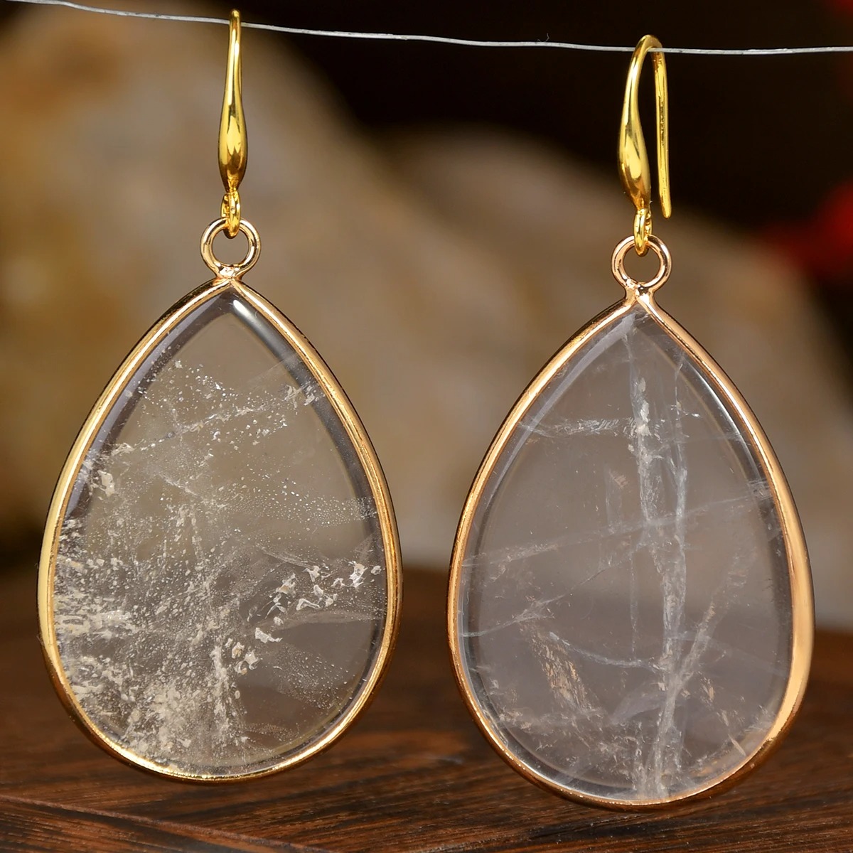 Boucle d oreille  crystal