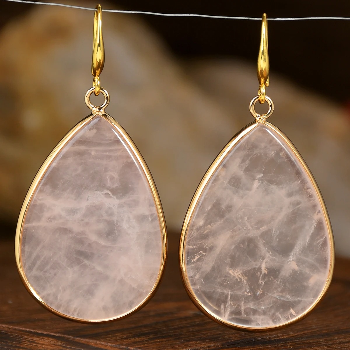 Boucle d oreille rose