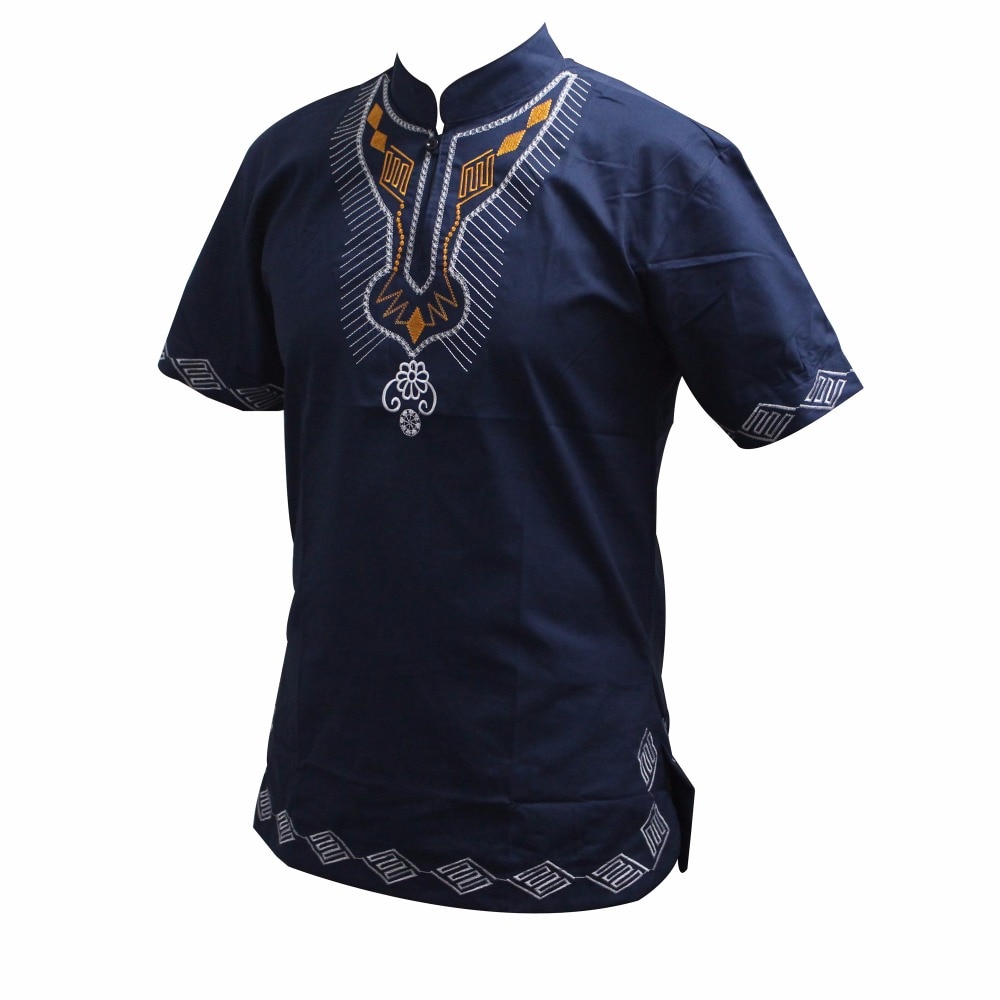 Dashiki-T-shirt-brod-pour-hommes-v-tements-de-vacances-africains-Cool-de-haute-qualit-livraison