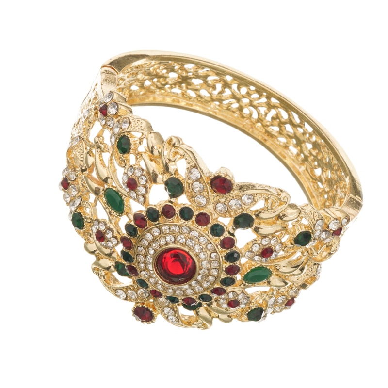 Bracelet-de-Style-marocain-nouvellement-con-u-bijoux-Bracelet-de-strass-en-m-tal-de-mariage