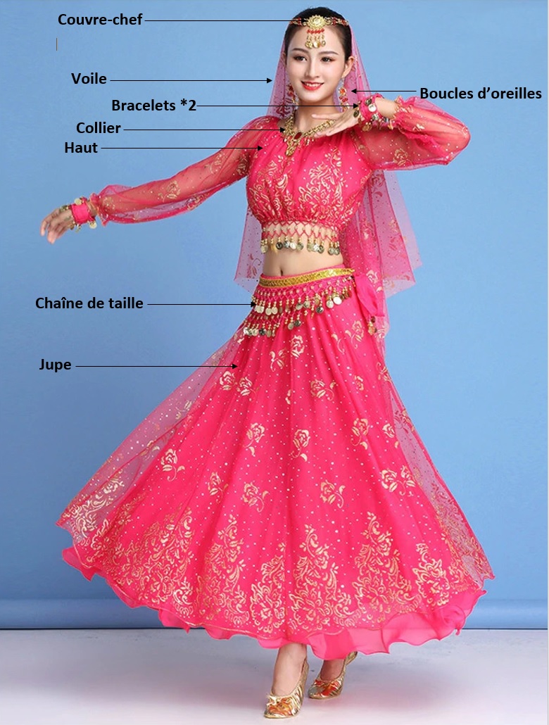 Sari de danse indien