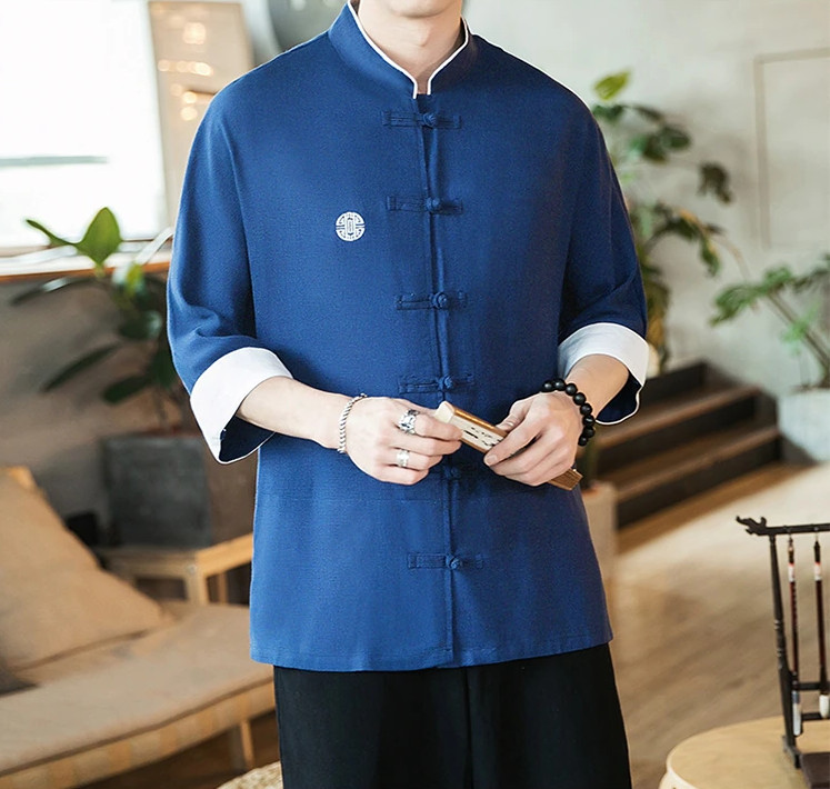 Chemise chinoise traditionnelle HOMME RetourAuxOrigines