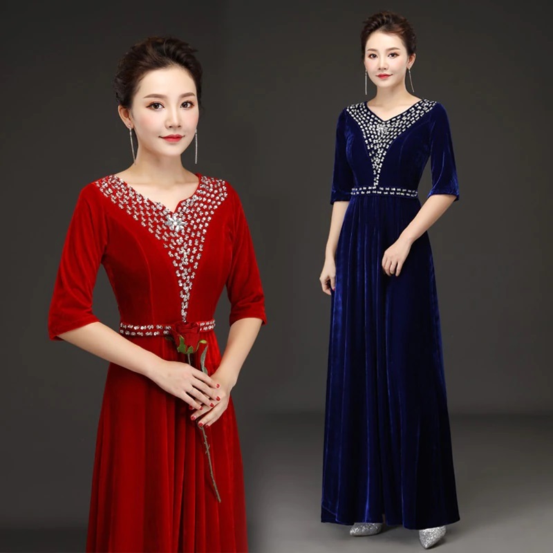 Robe traditionnel chinois longue